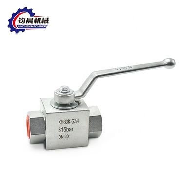 Бестселлер OEM-Hydraulik Kugel Hahn KHB3K Zweiwege-Dreiweg Eventil