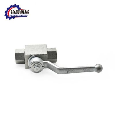 Настройка на заказ Zweiwege-Kugel Hahn KHB-G1/4 Serie Hydraulischer Hochdruck Port Размер