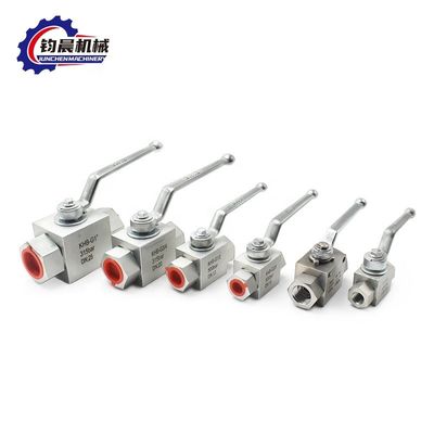 Настройка на заказ Zweiwege-Kugel Hahn KHB-G1/4 Serie Hydraulischer Hochdruck Port Размер