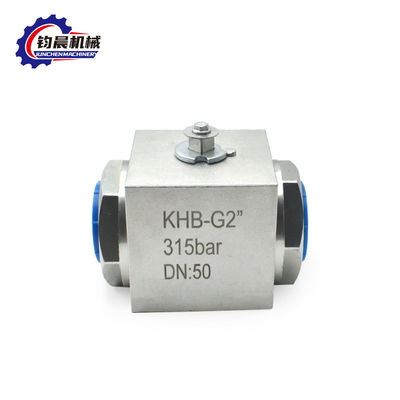 Нержавеющая сталь KHB-G2'' 315bar Высокого давления шаровой клапан Гидравлический газ/вода/масло